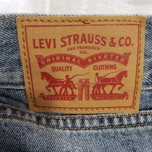 LEVIS WOMEN MINI DENIM SKIRT SIZE 25 - Picture 4 of 10